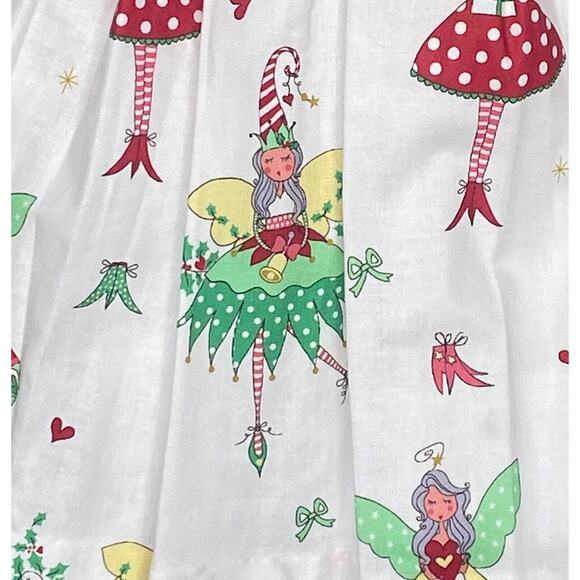 LE' ZA ME White Christmas Fairies Dress w/Embroidered Collar NWT Girls 2T - Picture 4 of 5